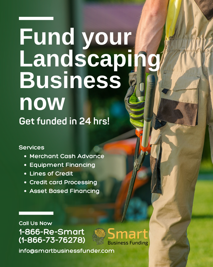 Secure Landscaping Business Funding Now with Smart Business Funder