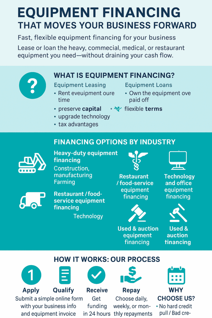 What is equipment financing?