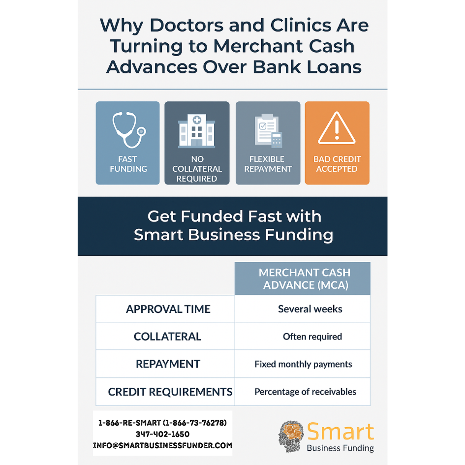 Why Healthcare Businesses Go for MCAs rather than Loans