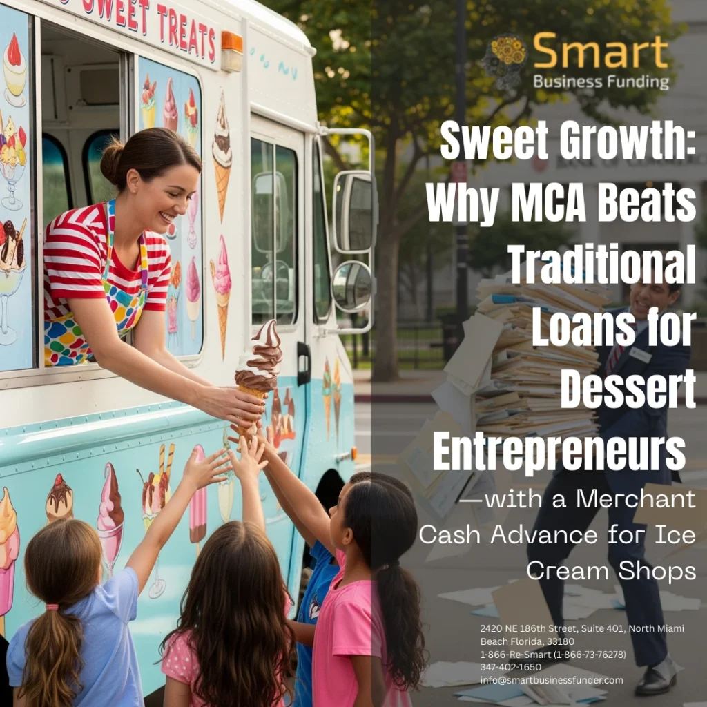 Merchant Cash Advance for Ice Cream Shop