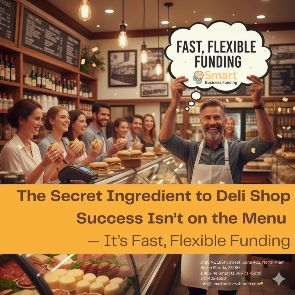 Sandwich / Deli Shop Business Funding