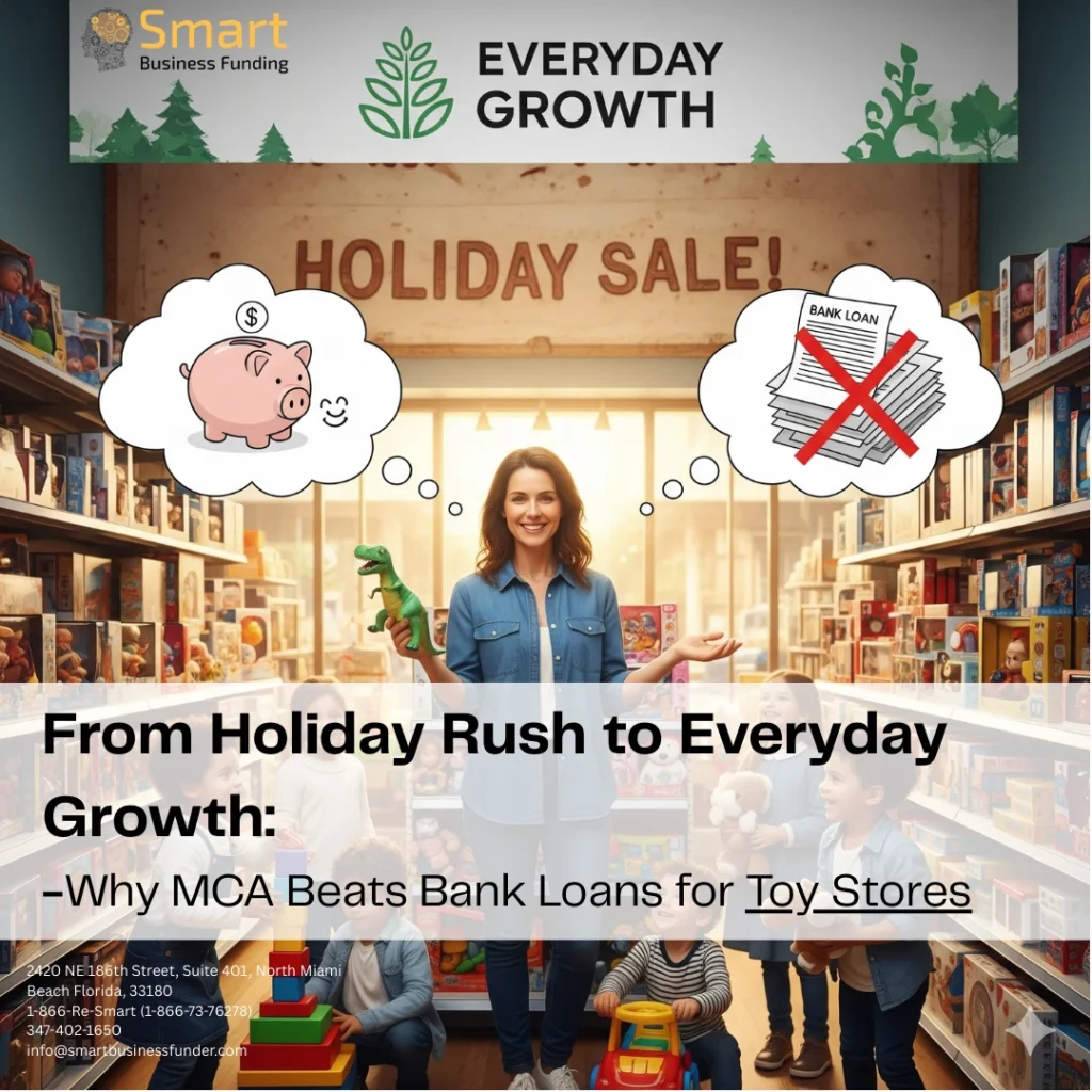 Why MCA Is Better than Bank Loans for Toy Stores