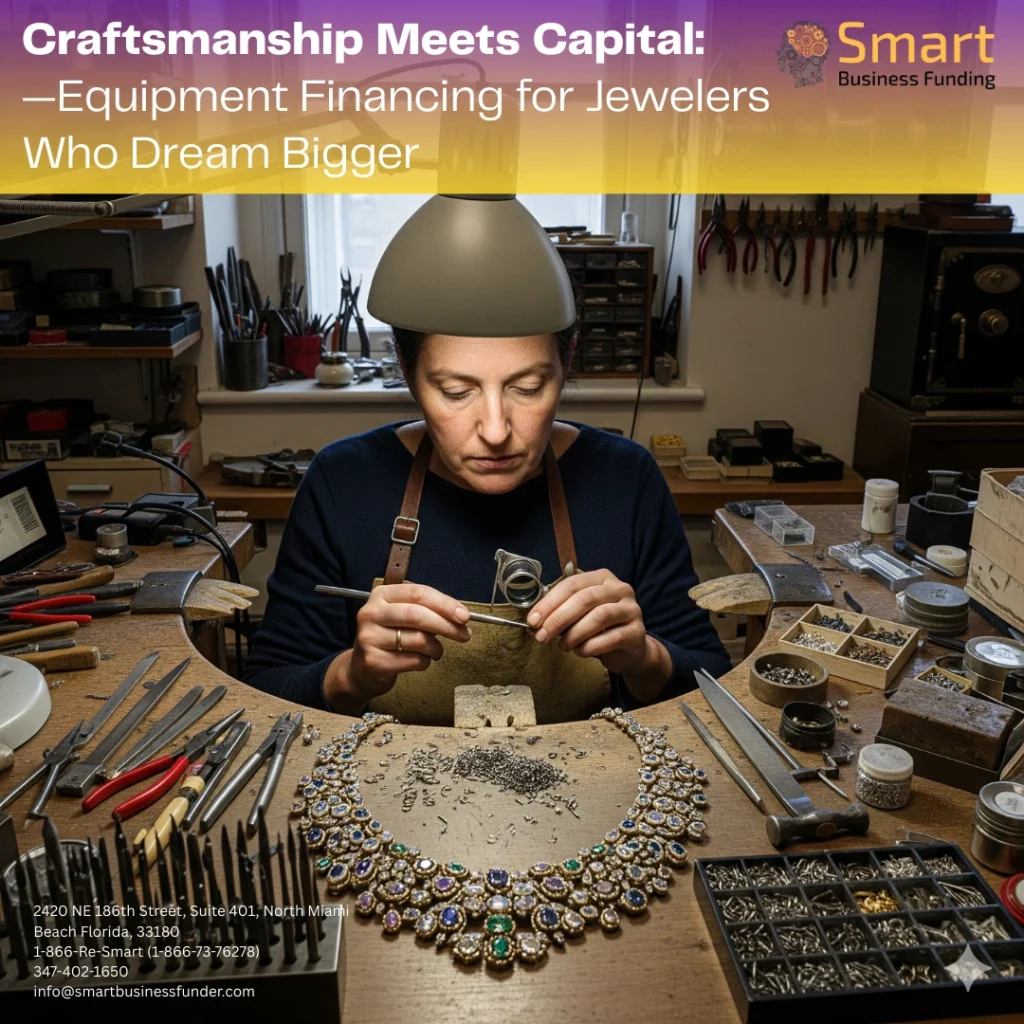 Fast and easy Equipment Financing for Jewelers and Jewelry Business Owners