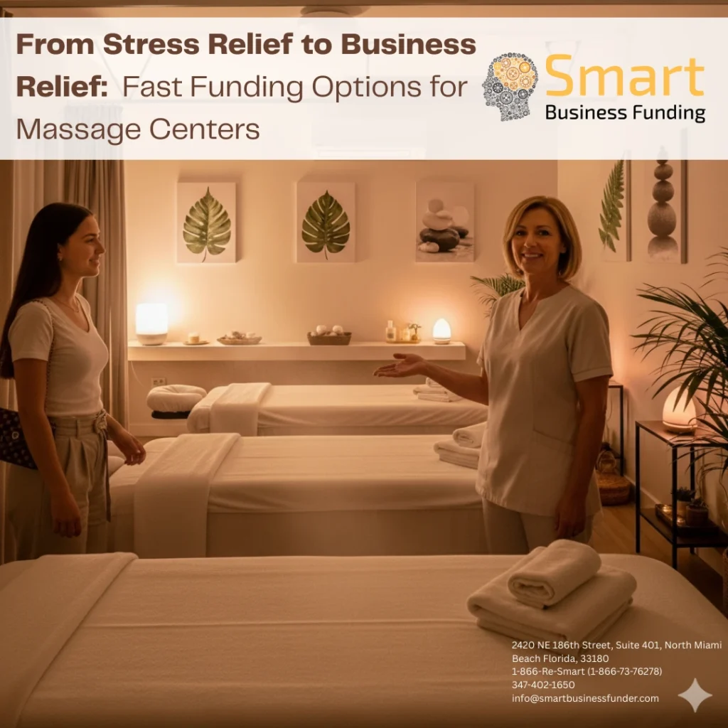 Fast and Easy Funding Options for Massage Centers