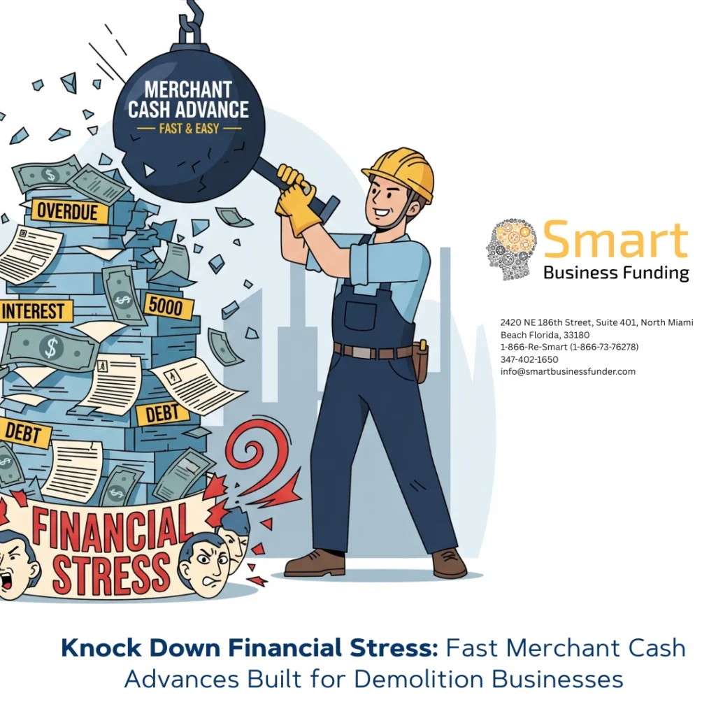 Fast and Easy Merchant Cash Advances Built for Demolition Businesses