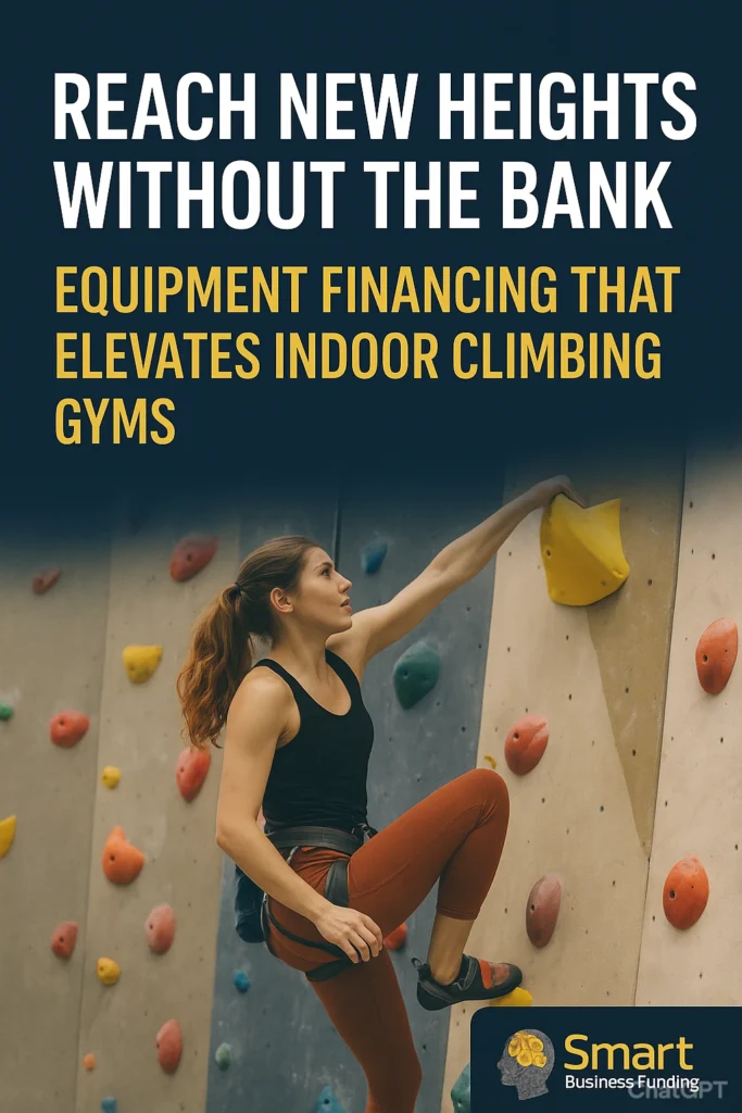 Fast and Easy Equipment Financing That Elevates Indoor Climbing Gyms