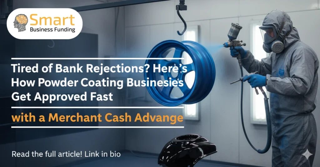 How Powder Coating Businesses Get Approved Fast with a Merchant Cash Advance