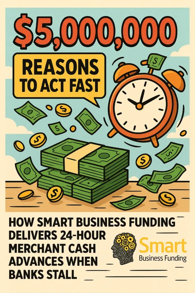 24-Hour Merchant Cash Advance for up to $5M