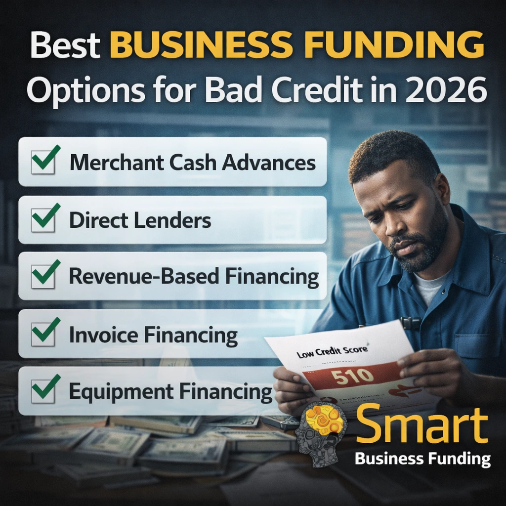 Best Business Funding Options for Bad Credit in 2026