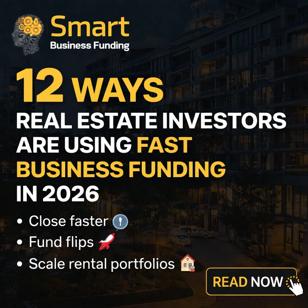 12 Ways Real Estate Investors Are Using Fast Business Funding in 2026