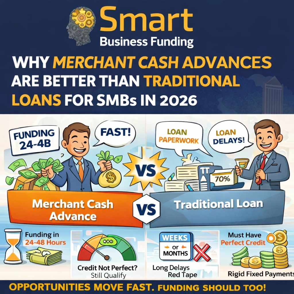 Merchant Cash Advance vs. Traditional Bank Loan: Which Is Right for Your SMB in 2026?