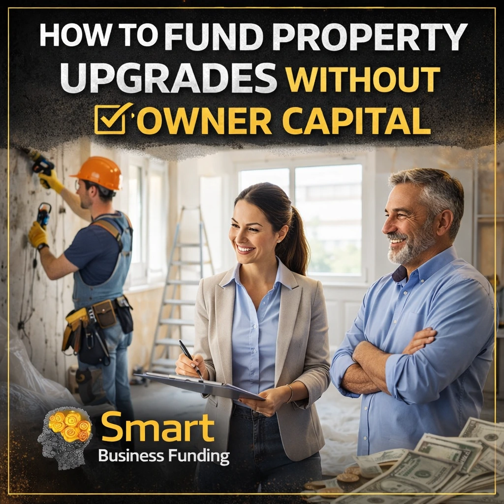 How to Fund Property Upgrades Without Owner Capital (2026 Guide)