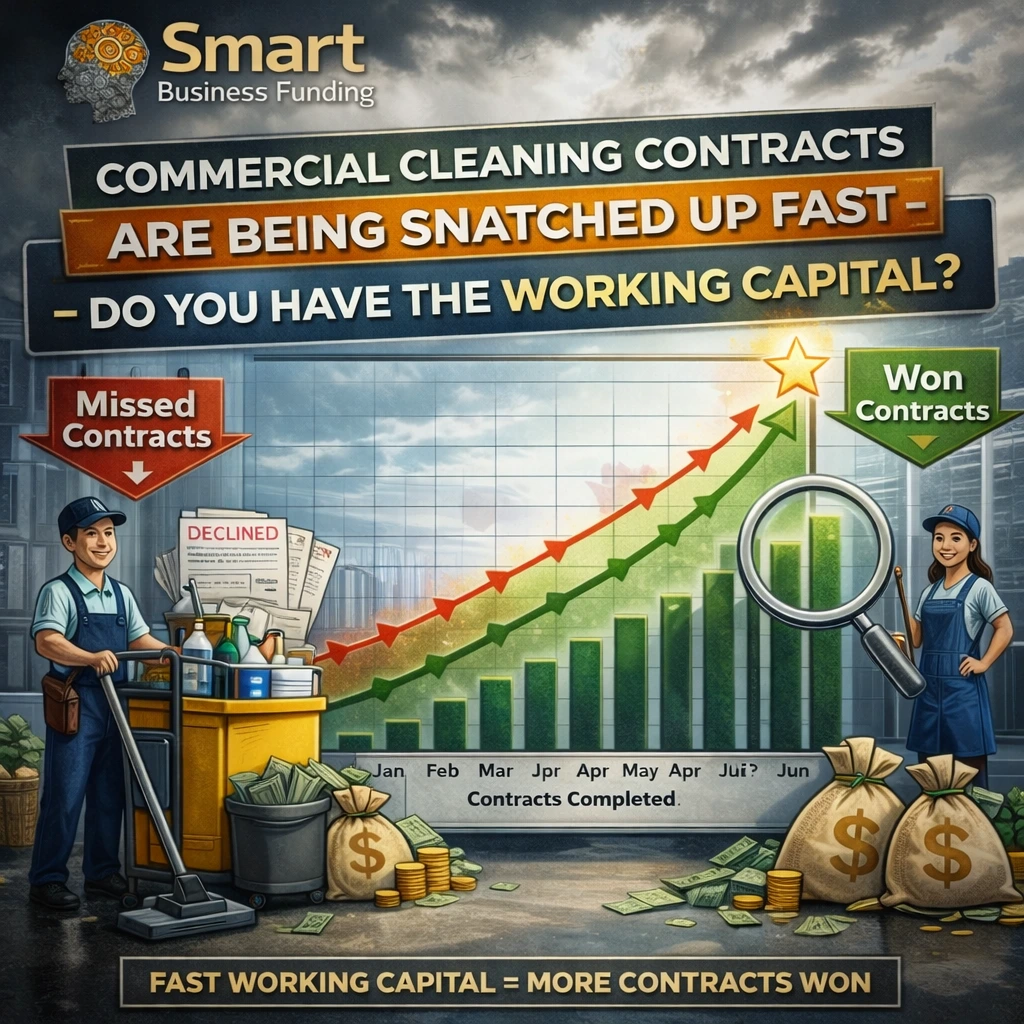 Commercial Cleaning Contracts Are Being Snatched Up Fast — Do You Have the Working Capital?