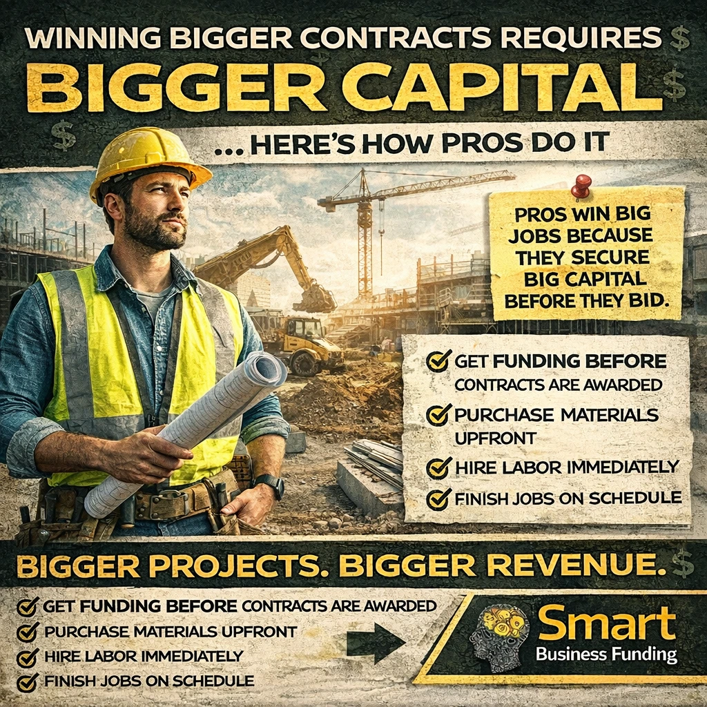 Winning Bigger Contracts Requires Bigger Capital — Here’s How Pros Do It