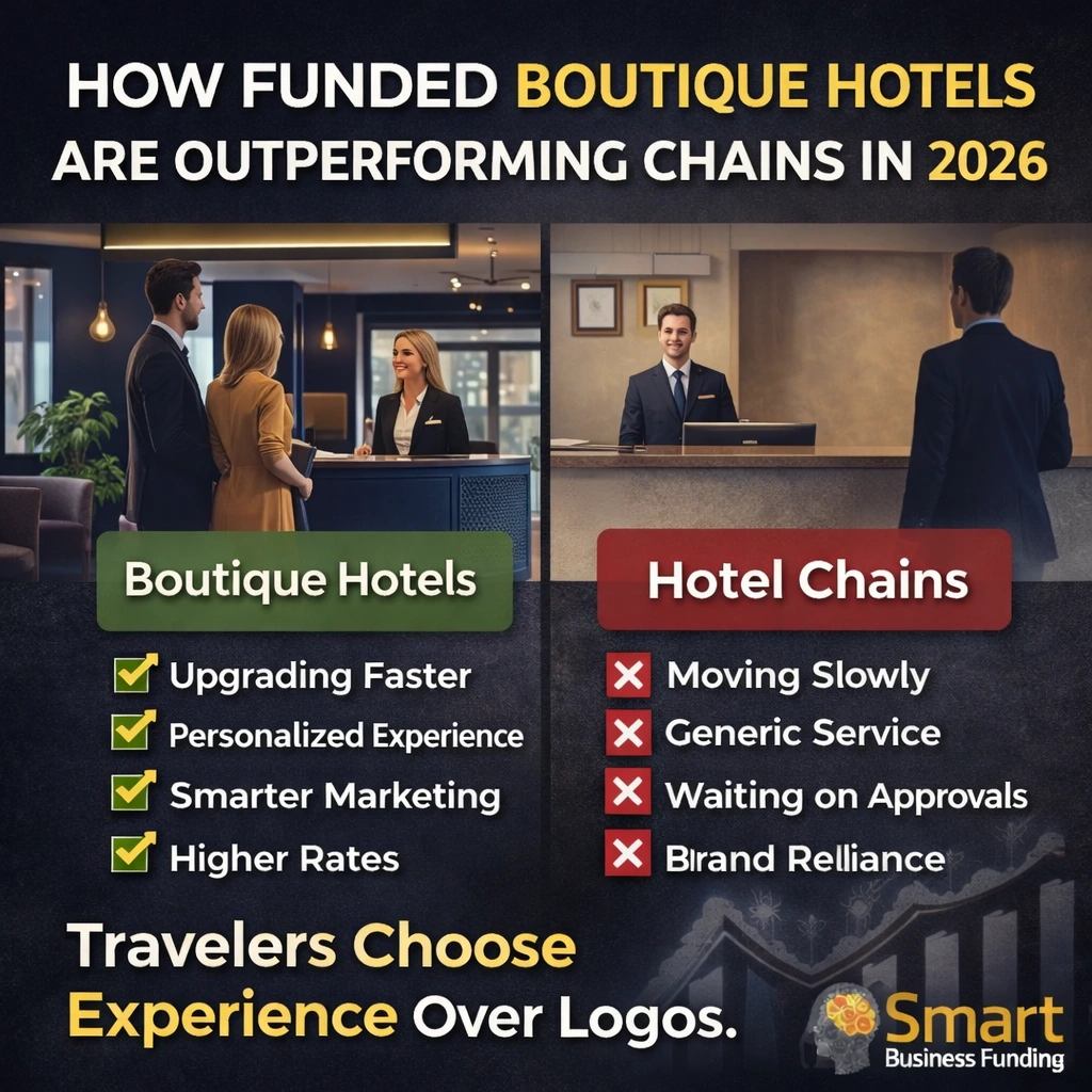 How Funded Boutique Hotels Are Outperforming Chains in 2026