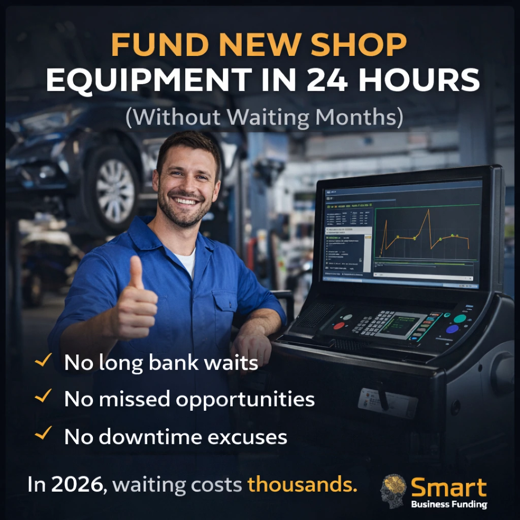 How to Fund New Shop Equipment in 24 Hours