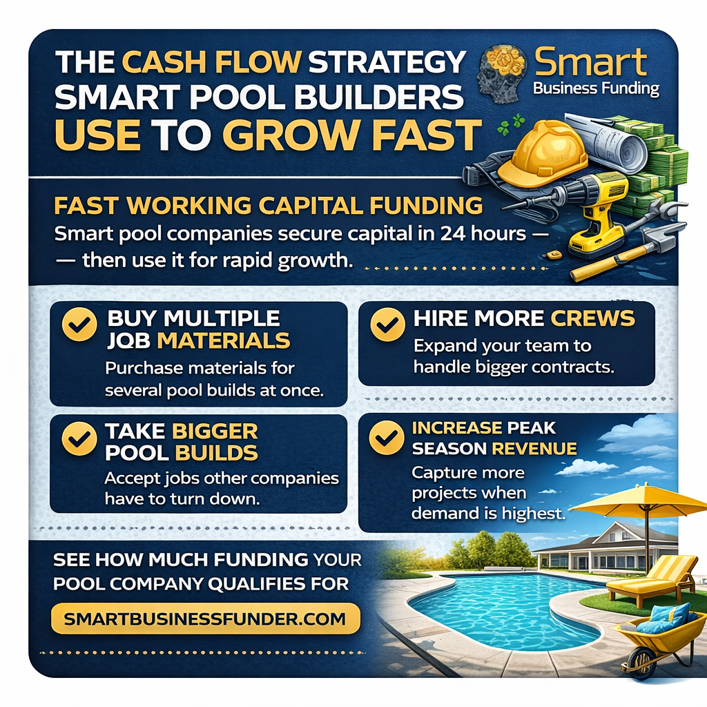 The Cash Flow Strategy Smart Pool Builders Use to Grow Fast