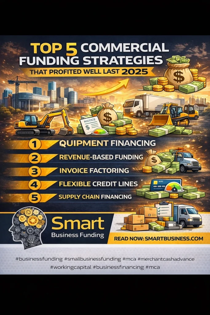 Top 5 Commercial Funding Strategies That Delivered Strong Profits in 2025