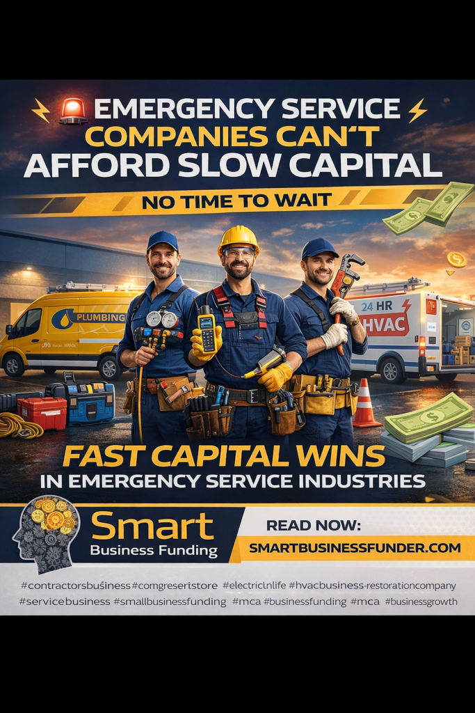 Emergency Service Companies Can’t Afford Slow Capital
