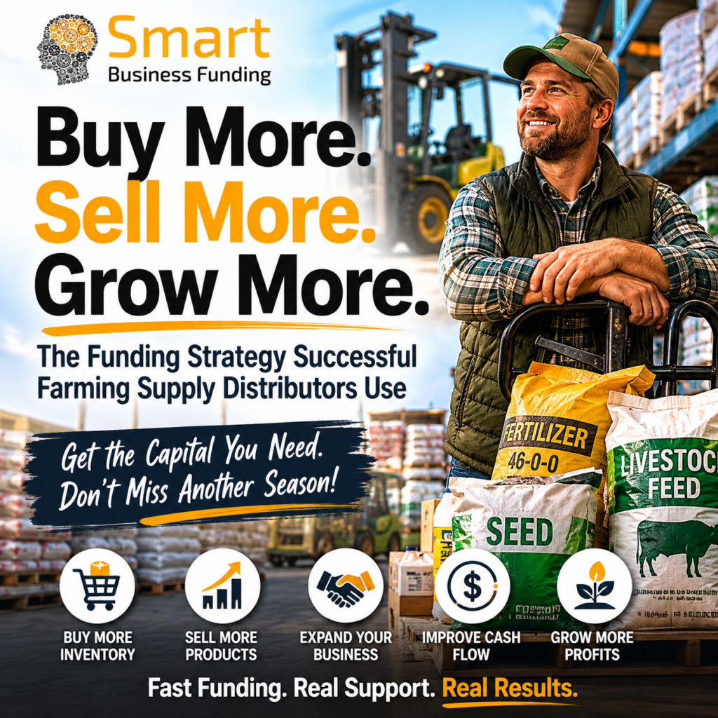 The Funding Strategy Successful Farming Supply Distributors Use
