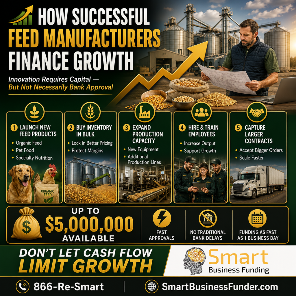 How Successful Feed Manufacturers Finance New Product Lines and Expansion Projects