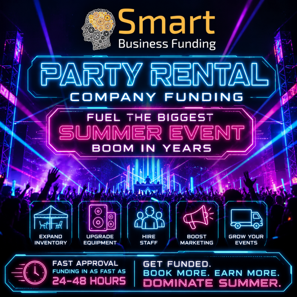 Party rental funding