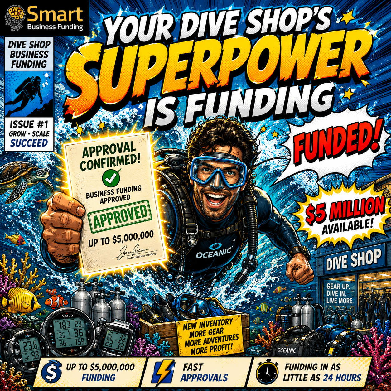Dive shop Business funding