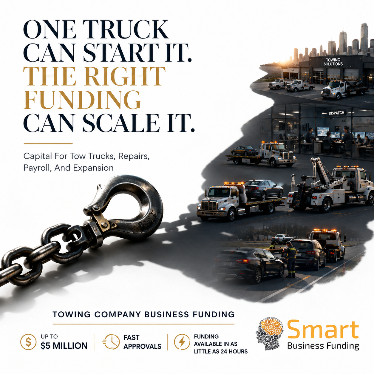 Towing company business funding