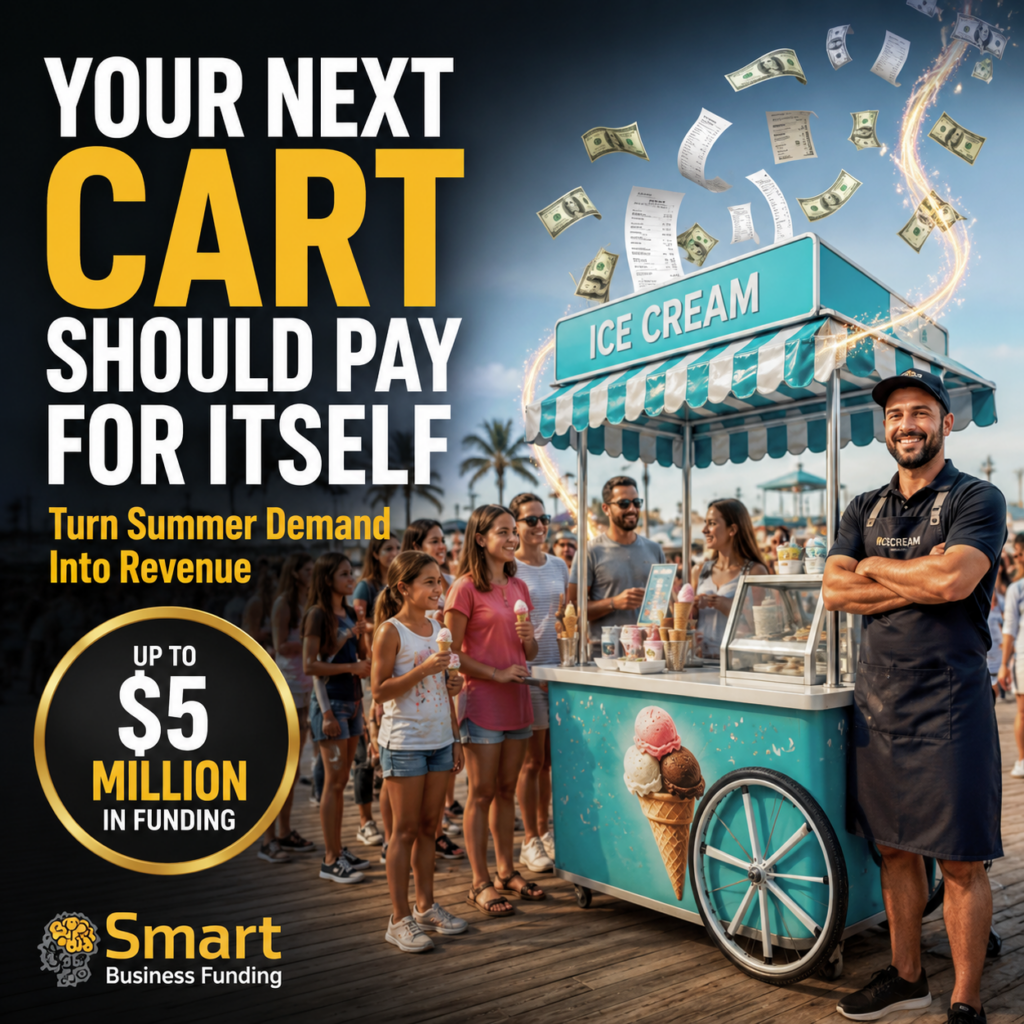 ice cream shop Business funding