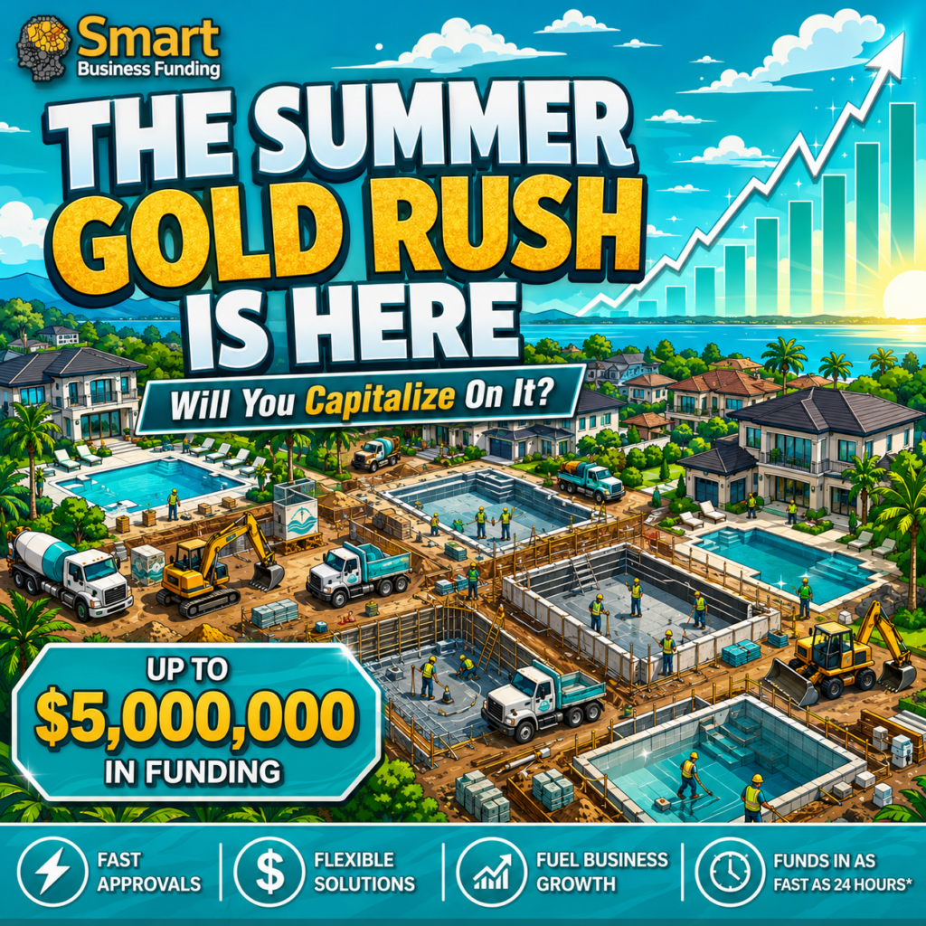 Summer Pool Builder Business Funding