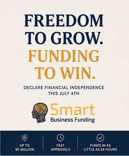 Celebrate Freedom. Fund Growth. Build the Business You Actually Want.